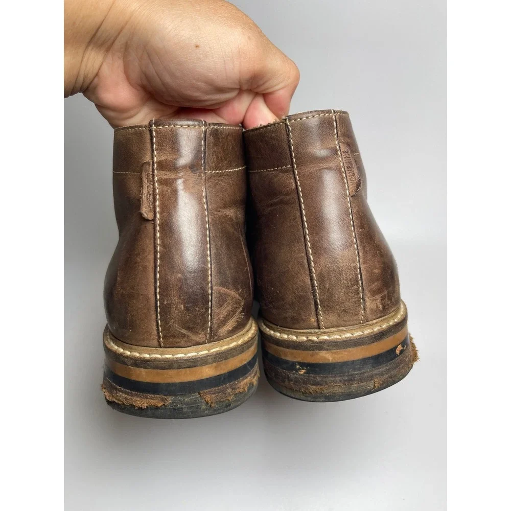 Wolverine 1883 Mens Brown Leather Chukka Boots Lace Up Ankle Size 9.5